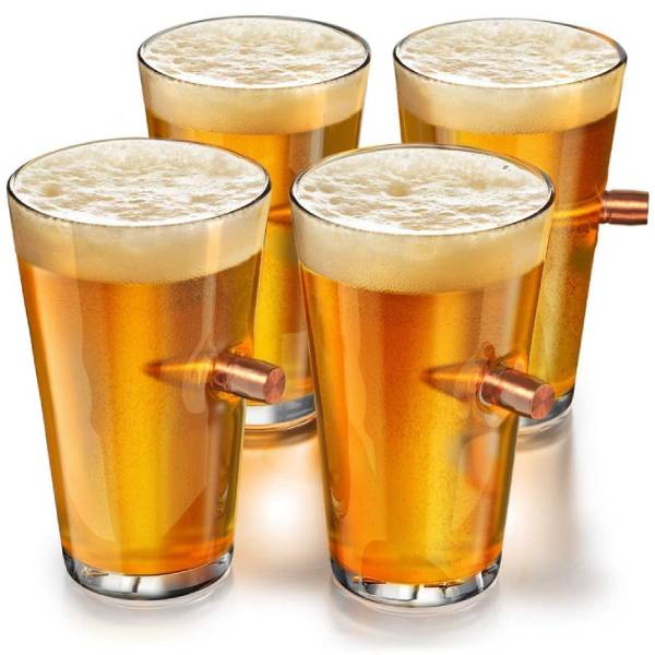 bullet pint glass